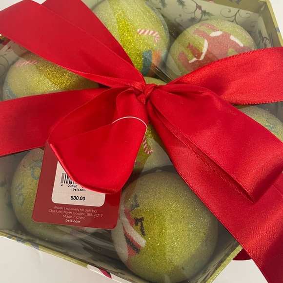 Bucket of Christmas Ornaments NWT - Picture 2 of 6